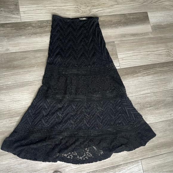 JENS PIRATE BOOTY BOHO Black Skirt - Picture 5 of 13